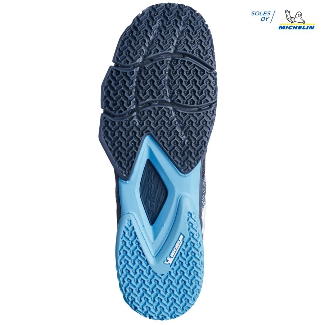 Clazado de Padel Babolat Movea Men Gris/Azul Scuba - Racquet Online