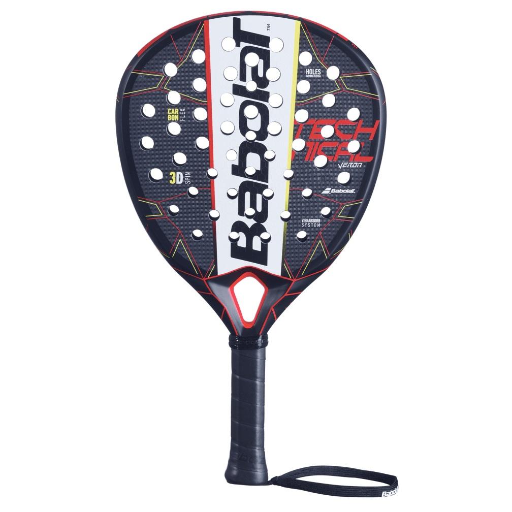 Raqueta De Padel Babolat Technical Veron Negro/Blanco/Rojo 2021 - Racquet Online