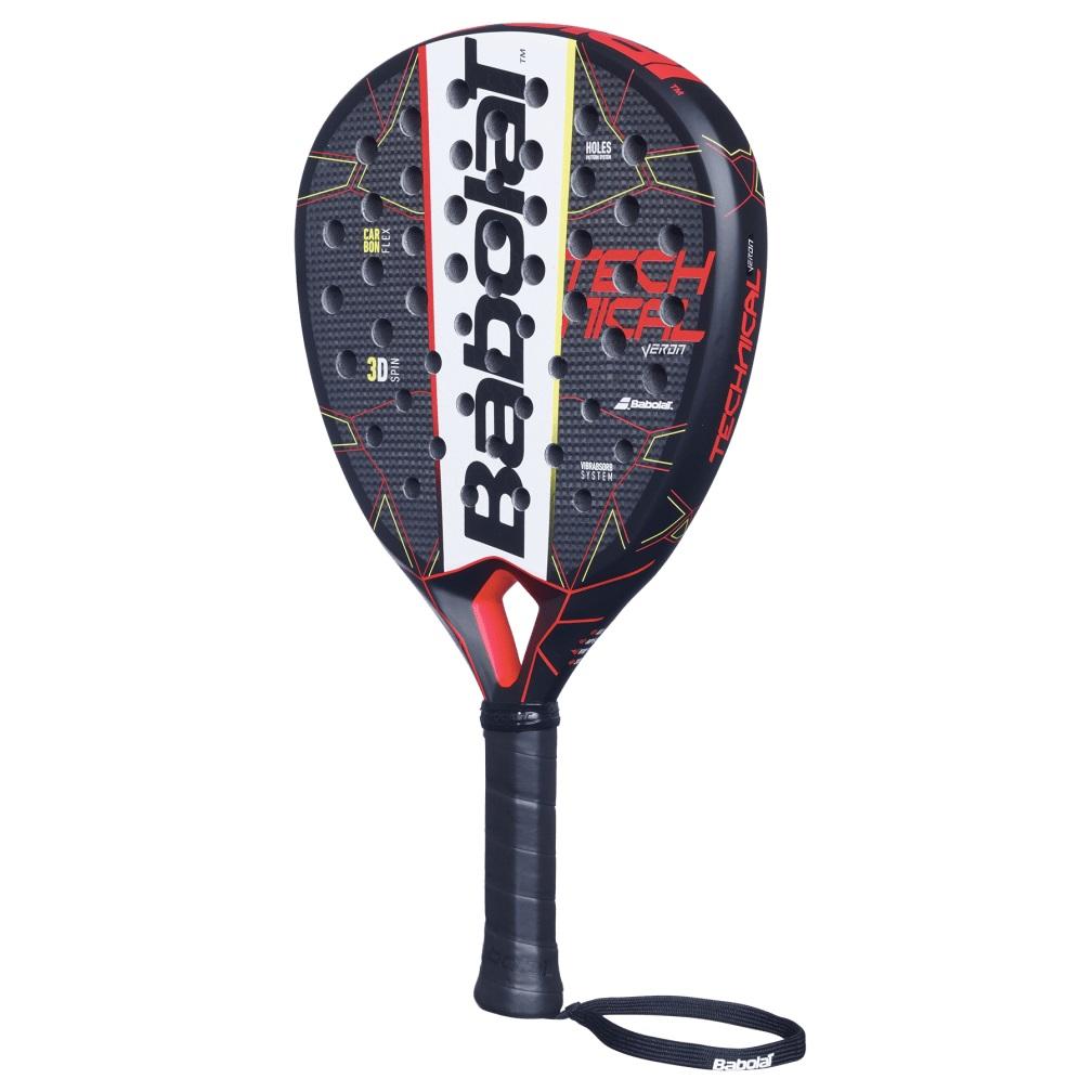 Raqueta De Padel Babolat Technical Veron Negro/Blanco/Rojo 2021 - Racquet Online