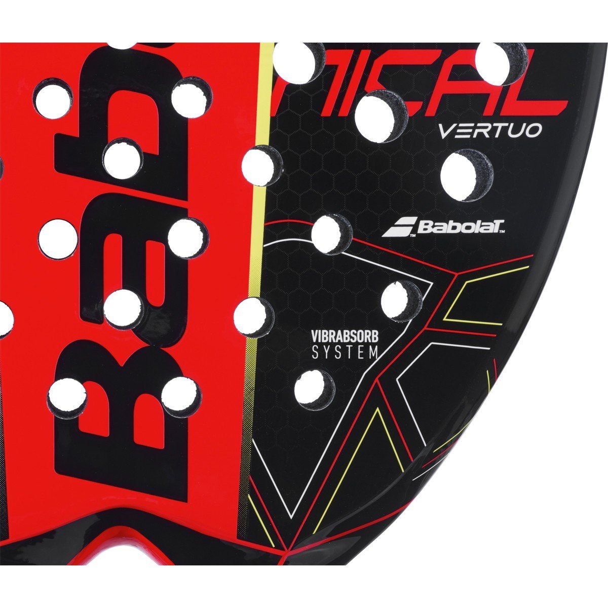 Raqueta De Padel Babolat Technical Vertuo Negro/Amarillo/Rojo 2021 - Racquet Online