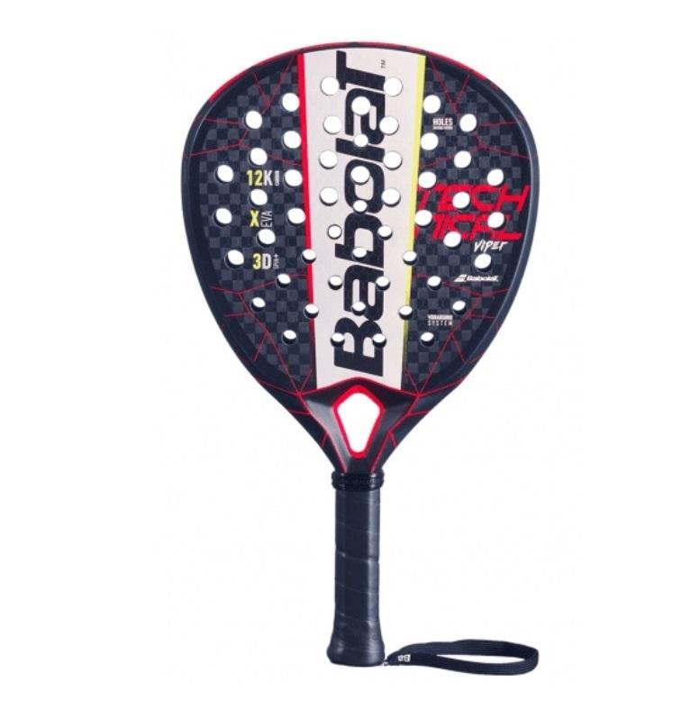 Raqueta De Padel Technical Viper Negro Gris Rojo 2021 - Racquet Online