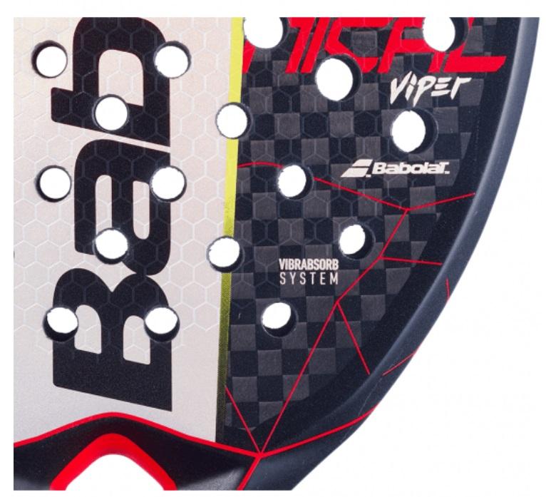 Raqueta De Padel Technical Viper Negro Gris Rojo 2021 - Racquet Online