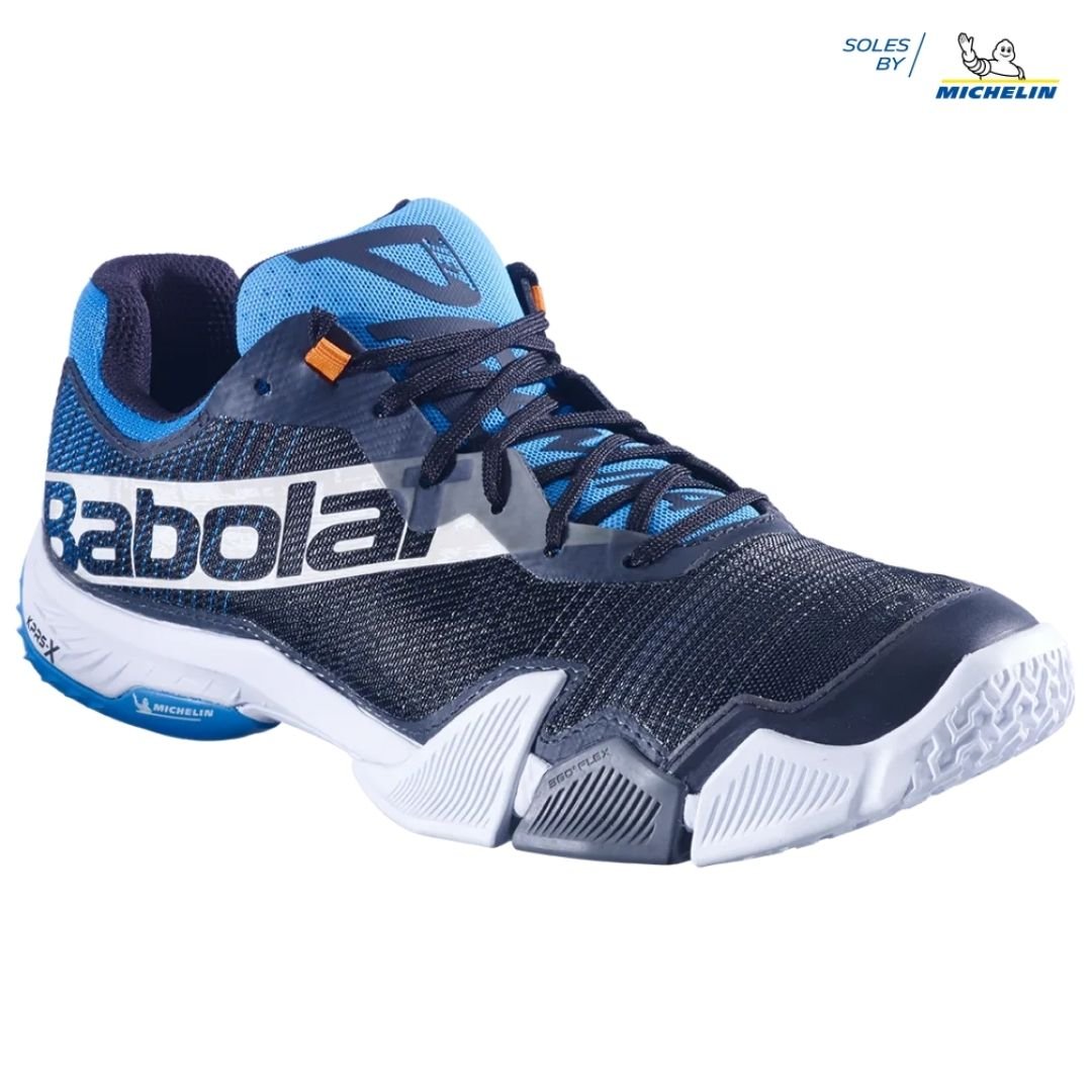 Calzado de Padel Babolat Jet Premura Black/Blue - Racquet Online