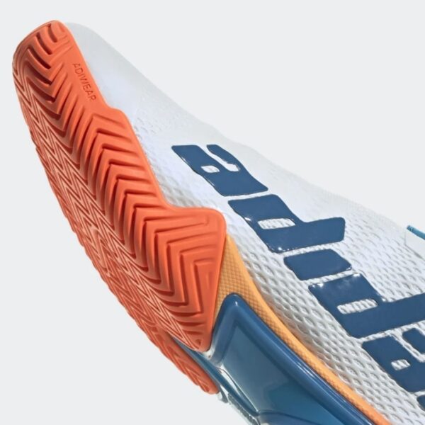 Calzado de Tennis Adidas Barrizade Azul/Naranja - Racquet Online