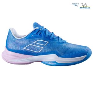 Calzado De Tennis Babolat Jet Mach 3 Clay Women Azul Frances - Racquet Online