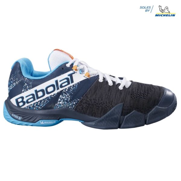 Clazado de Padel Babolat Movea Men Gris/Azul Scuba - Racquet Online
