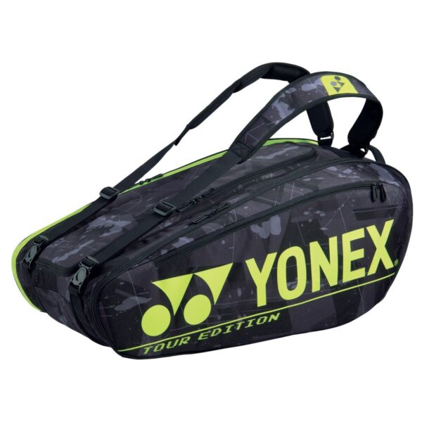 Maleta De Tennis Yonex Pro Racquet 9 Pcs Black/Yellow 2021 - Racquet Online