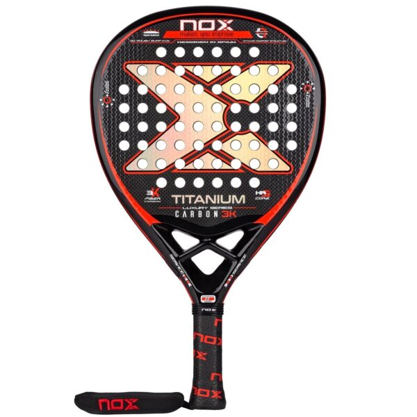 Raqueta De Padel Nox Luxury Titanium 3K - Racquet Online