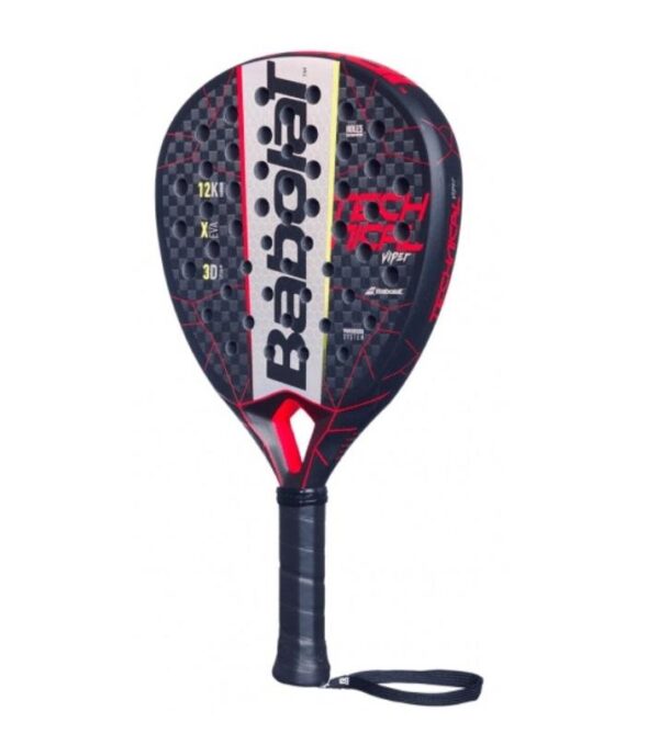 Raqueta De Padel Technical Viper Negro Gris Rojo 2021 - Racquet Online