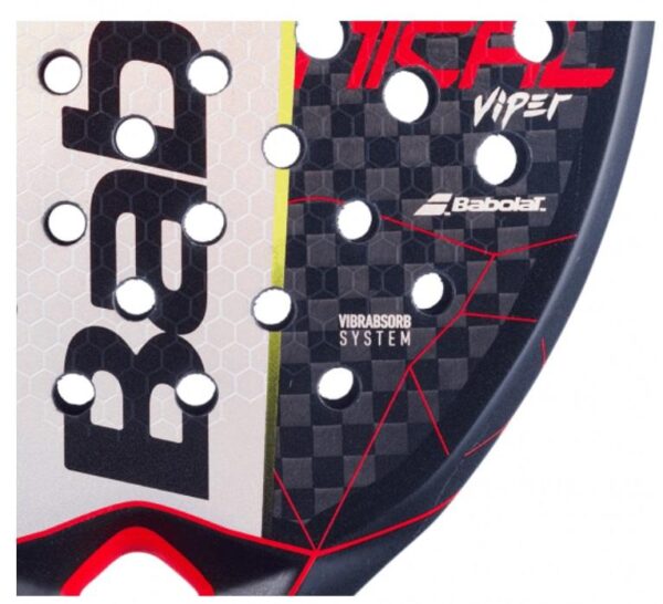 Raqueta De Padel Technical Viper Negro Gris Rojo 2021 - Racquet Online