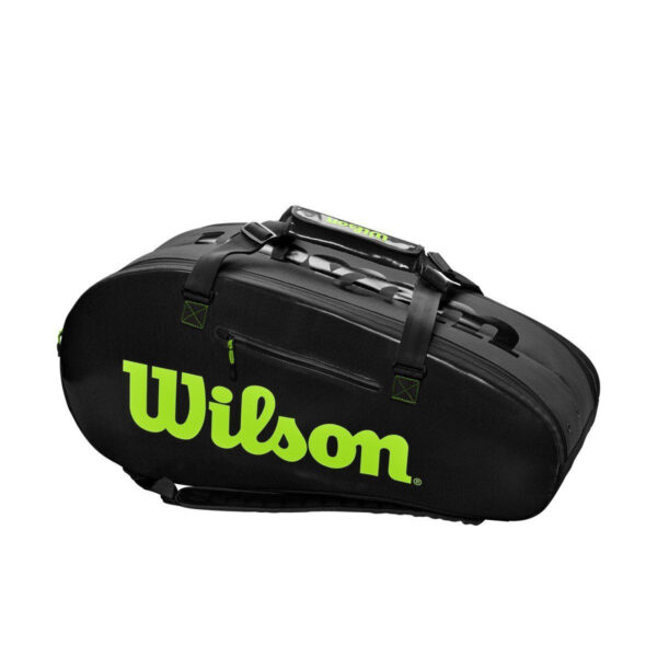 Wilson Super Tour 2 Comp Black/Green - Racquet Online